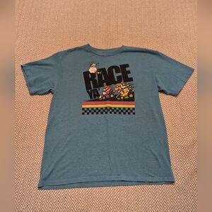 Nintendo Mario Luigi Blue Racing Adventure Kids T-Shirt